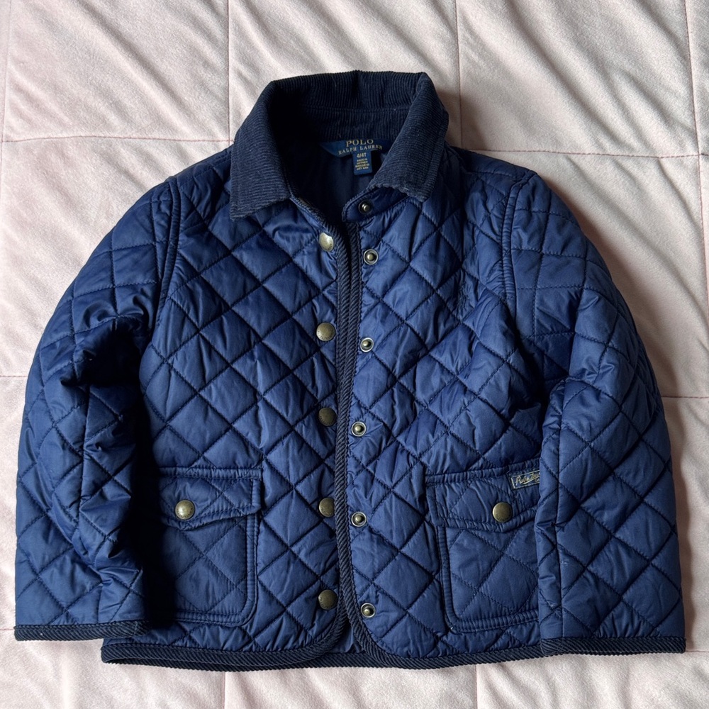 Polo by Ralph Lauren Navy Quilted Puffer Jacket